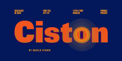 Ciston Font Poster 1