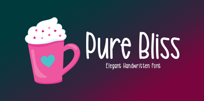 Pure Bliss Font Poster 1