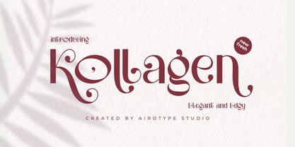 Kollagen Font Poster 1