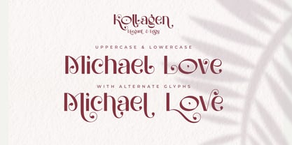 Kollagen Font Poster 2