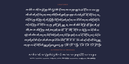 Monthly Raine Font Poster 14