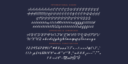 Monthly Raine Font Poster 15