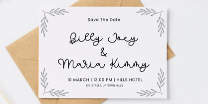 Fancy Line Font Poster 2