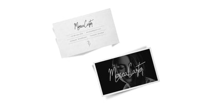 Portia Mora Font Poster 4