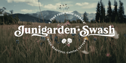 Junigarden Font Poster 1