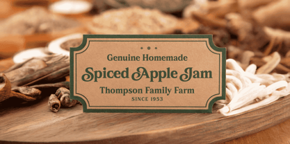 Junigarden Font Poster 2