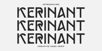 Kerinant Font Poster 1