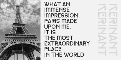 Kerinant Font Poster 8