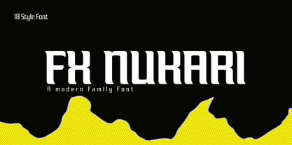 FX Nukari Font Poster 1