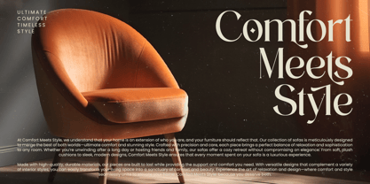 Achieve Fabrics Font Poster 11