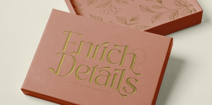 Achieve Fabrics Font Poster 2