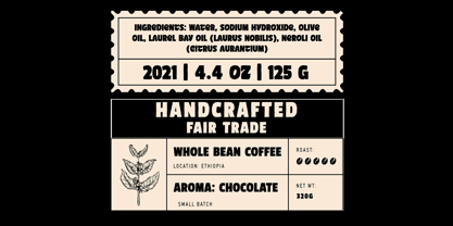 Castiron Font Poster 3