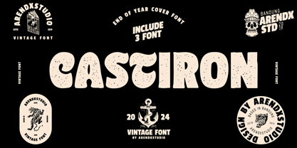 Castiron Font Poster 1