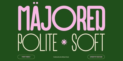Majored Font Poster 1