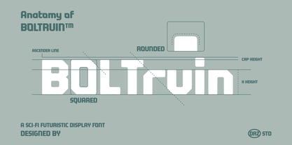 Boltruin Font Poster 3