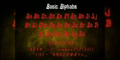 Slithevran Font Poster 2