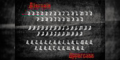 Slithevran Font Poster 5