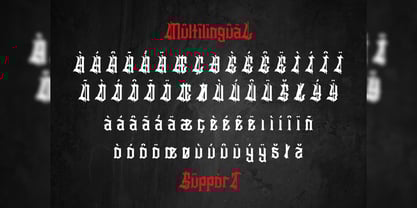 Slithevran Font Poster 3