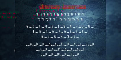 Slithevran Font Poster 8