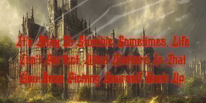 Slithevran Font Poster 13