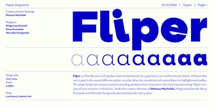 Fliper Font Poster 1