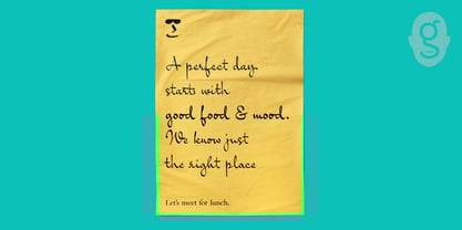 Goskar Font Poster 5