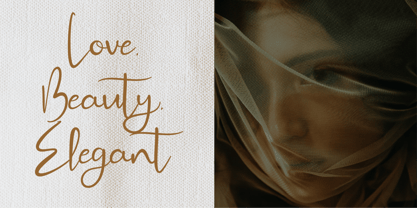 CF Zara Bellezza Font Poster 5