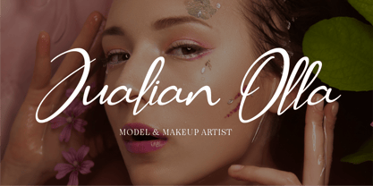 CF Zara Bellezza Font Poster 8