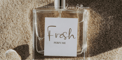 CF Zara Bellezza Font Poster 9