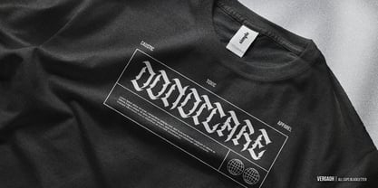 Vergaoh Font Poster 9