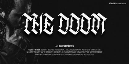 Vergaoh Font Poster 3