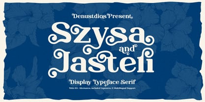 Szysa Jasteri Font Poster 1