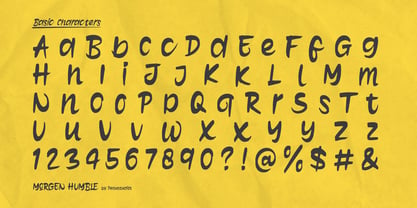 Morgen Humble Font Poster 11