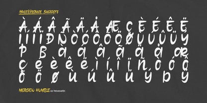Morgen Humble Font Poster 12