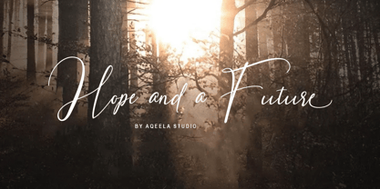 Amster Style Font Poster 4