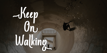 Scattered Font Poster 2