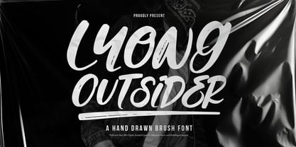 Lyong Outsider Font Poster 1