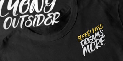 Lyong Outsider Font Poster 8