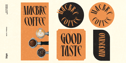 Hectic Font Poster 12