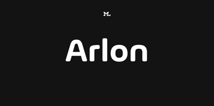 Arlon Font Poster 1