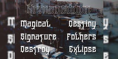 Wangor Asfrac Font Poster 14