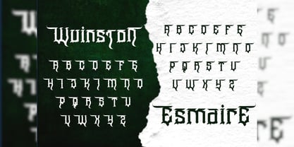 Wangor Asfrac Font Poster 6