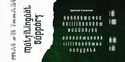 Wangor Asfrac Font Poster 3