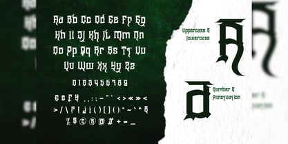 Wangor Asfrac Font Poster 2