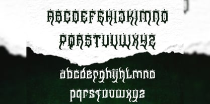 Wangor Asfrac Font Poster 7