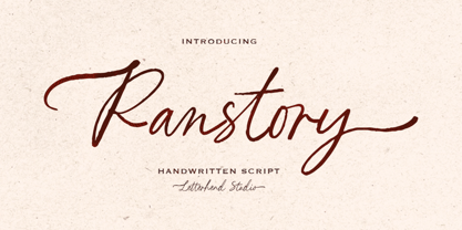 Ranstory Font Poster 1