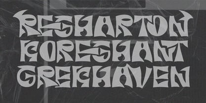 Reghka Font Poster 7