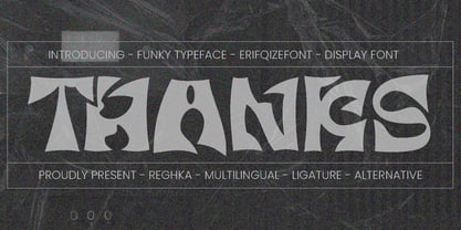 Reghka Font Poster 15
