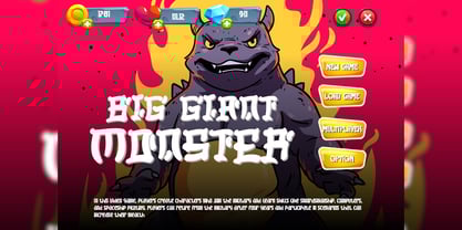 Kaijuz Font Poster 9