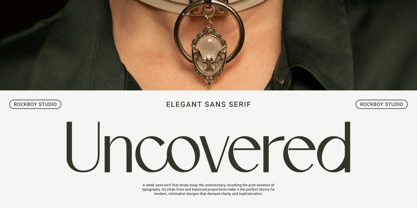 Uncovered Font Poster 1
